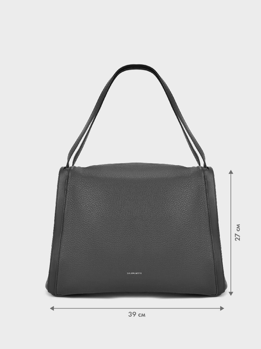 Сумка хобо Salamander, темно-серый — фото 1