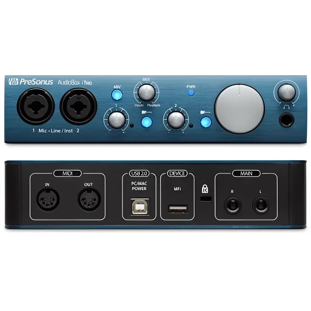 Аудиоинтерфейс PRESONUS AudioBox iTwo USB 2.0 / iPad; 24-битное разрешение