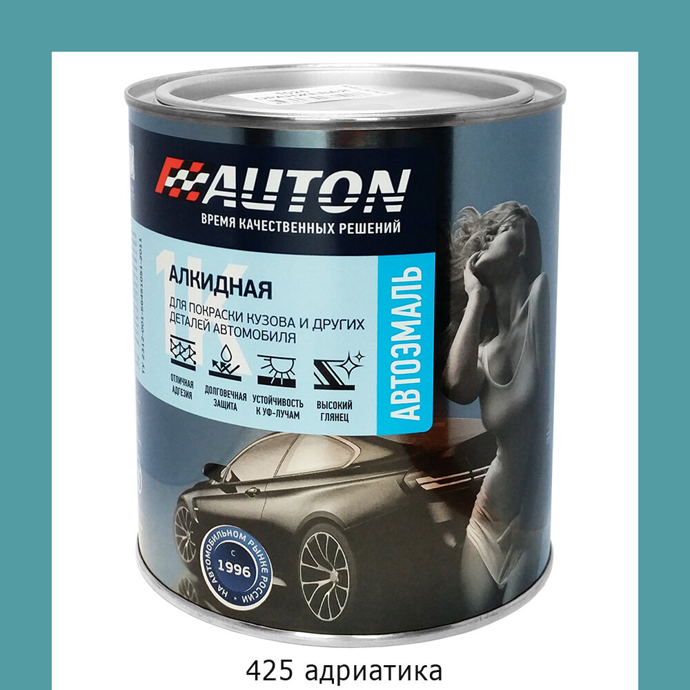 425 адриатика алкидная автоэмаль AUTON (0,8л)