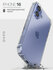 Прозрачный чехол для iPhone 16 / Противоударный бампер на Айфон 1...