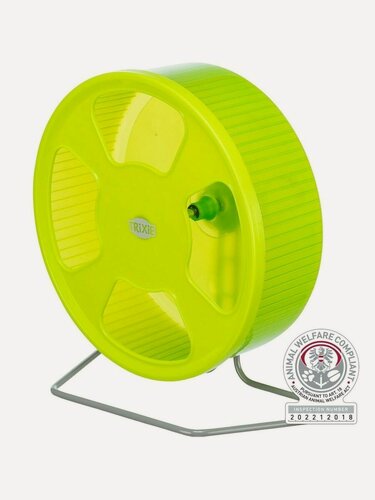 Изображение товара Trixie 61012 Колесо для грызунов на подставке, пластик, 33 см