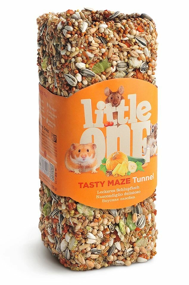 Лакомство-игрушка для грызунов Туннель малый Little One 100 г.