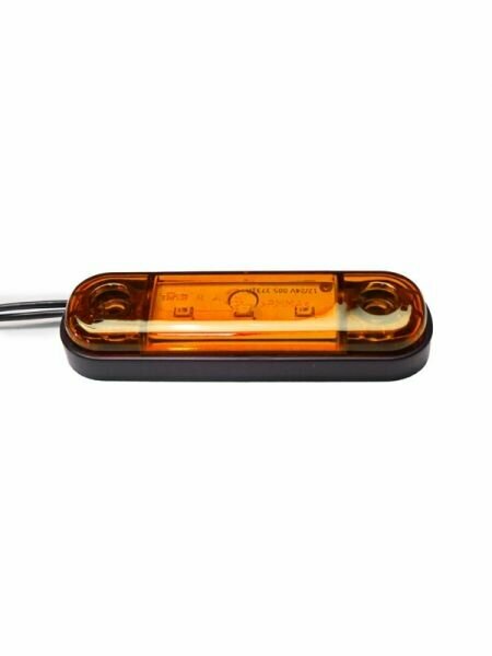 Фонарь габаритный "slim" 3 диода жёлтый ТрАС 014.3731-07 с проводом.