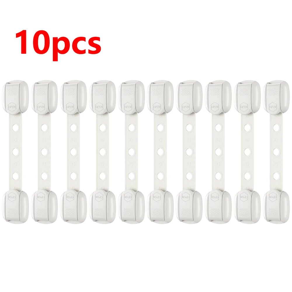 Детский замок безопасности C301 Белый, C301-White 10pcs