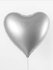Фольгированный шар в форме сердца - Алый
