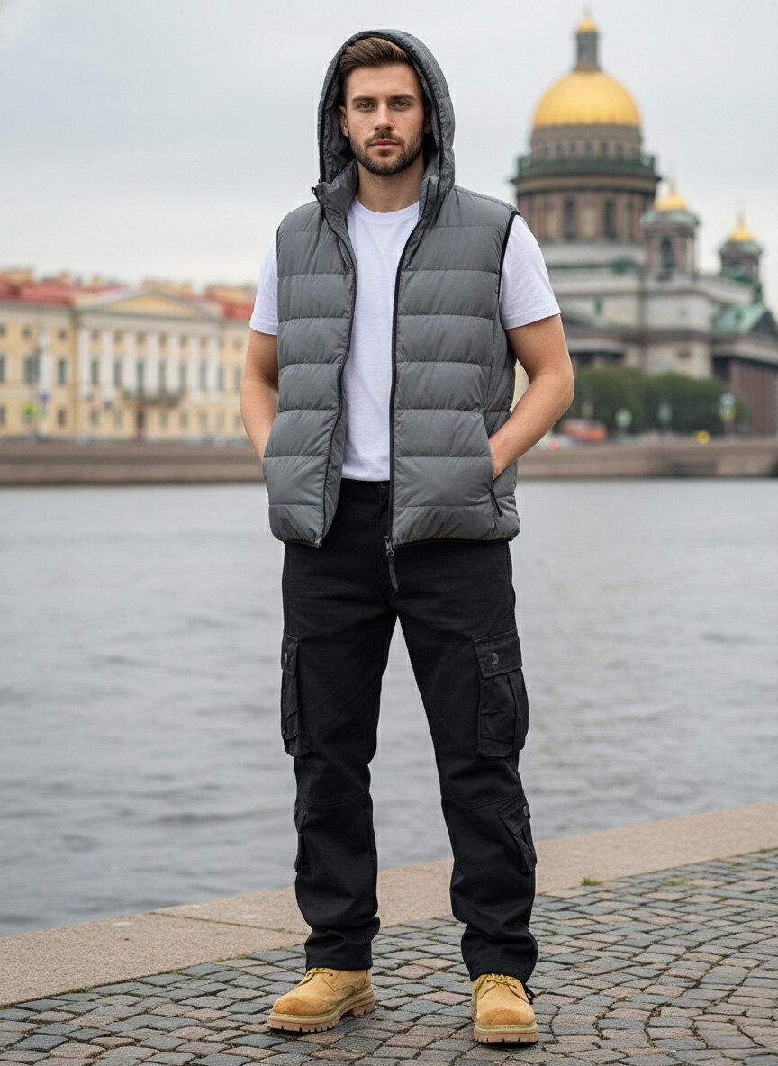 Брюки карго Modniki Брюки карго, размер S-46, черный