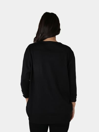 Свитер , размер 54, черный — фото 1