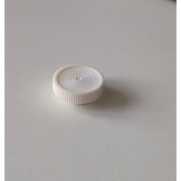 Колпачок (бушон) для тубы, 46 мл, Невская Палитра, пластик белый