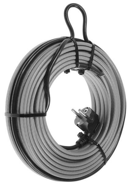Саморегулирующийся греющий кабель SRL 16-2CR, 16 Вт/м, комплект, на трубу 15 м 6892538 - фотография № 1