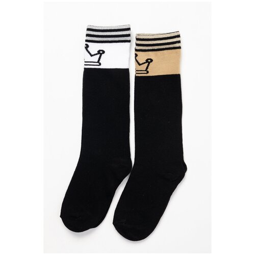 фото Гольфы berchelli 2 пары, размер 22-24, бежевый, белый