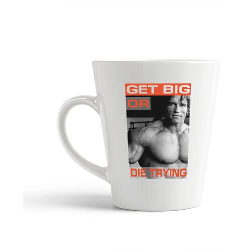 фото Кружка-латте coolpodarok "get big or die trying"