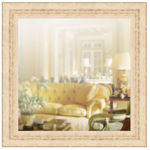 фото Зеркало интерьерное в раме 40 x 40 см, модель p045078 аурита