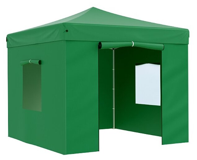 Тент-шатер быстросборный Helex 4331 3x3х3м полиэстер зеленый