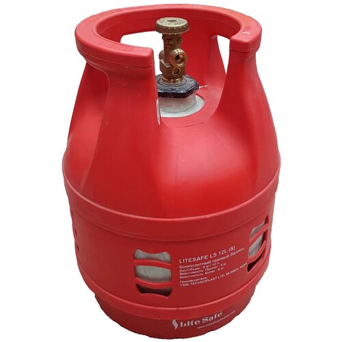 Газовый баллон композитный LiteSafe LS 12L 12 л. Российское (СНГ) подключение