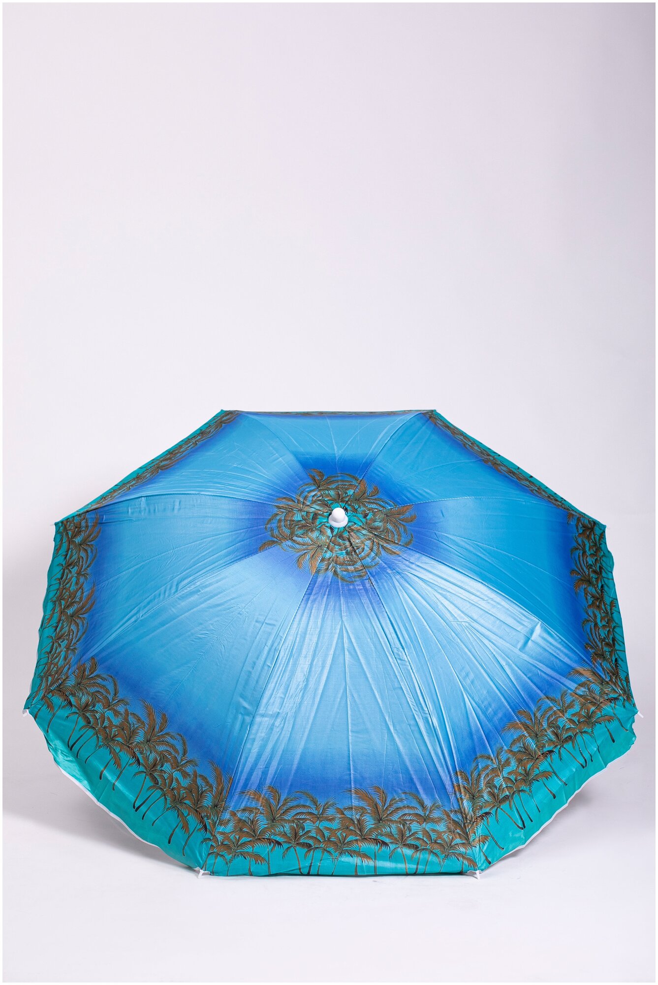 Зонт пляжный, солнцезащитный 1.55 м 8 спиц, . Материал купола плащевка. - фотография № 2