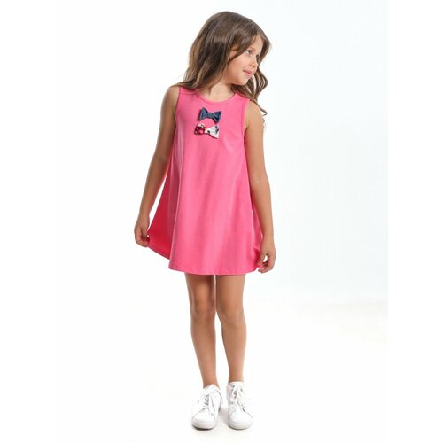 платье для девочек mini maxi модель 3655 цвет малиновый размер 110 Платье Mini Maxi, размер 110, розовый, красный