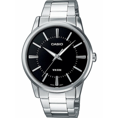 Наручные часы CASIO Collection MTP-1303PD-1AVEF, серебряный, черный