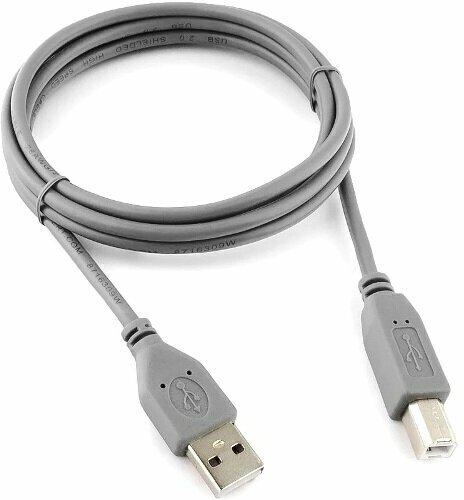 Кабель для принтера USB 2.0 Filum FL-C-U2-AM-BM-1.8M 1.8 м, разъемы: USB A male-USB B male, серый