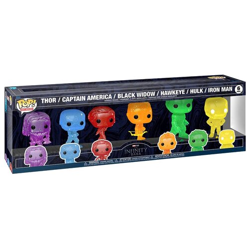 Фигурка Funko POP! Art Series Bobble Marvel Infinity Saga Avengers w/Base (Exc) 6PK 57619