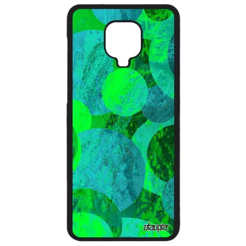фото Защитный чехол на телефон // xiaomi redmi note 9 pro // "планеты" дизайн кольцо, utaupia, зеленый