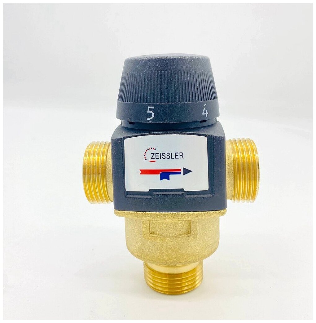 Термостатическийесительный клапан 1" НР 55°C ZEISSLER арт BL3170C04