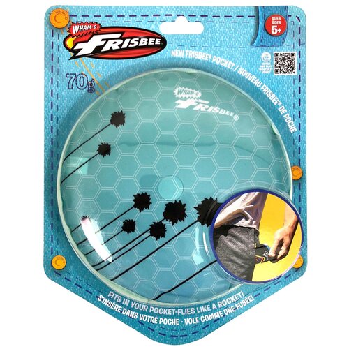 Фрисби WHAM-O карманная, 53180, 200 мм, 80 г, разноцветный