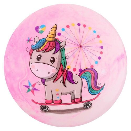 Мяч детский «Пони», d=22 см, 60 г, цвета микс./В упаковке штук: 1