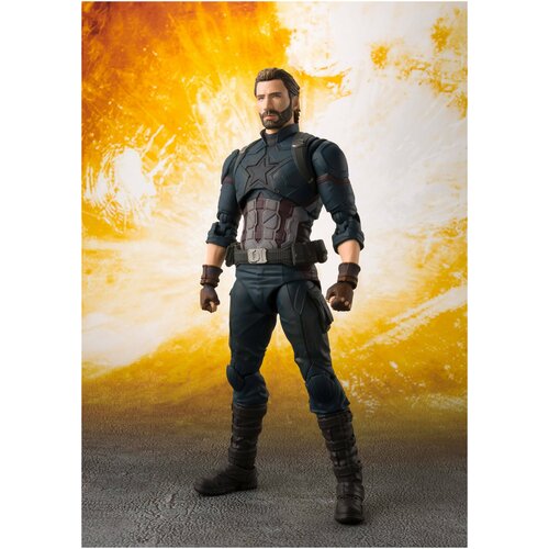 Капитан Америка Мстители Фигурка Bandai Avengers Infinity War S.H. Figuarts Captain America