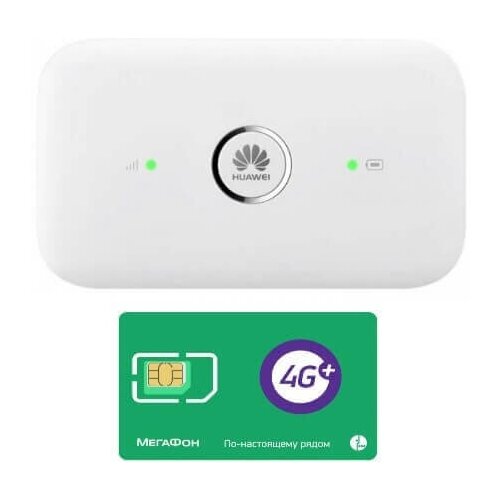 фото Мобильный wi-fi роутер huawei e5573s-320 с безлимитной сим-картой мегафон 400 руб/мес