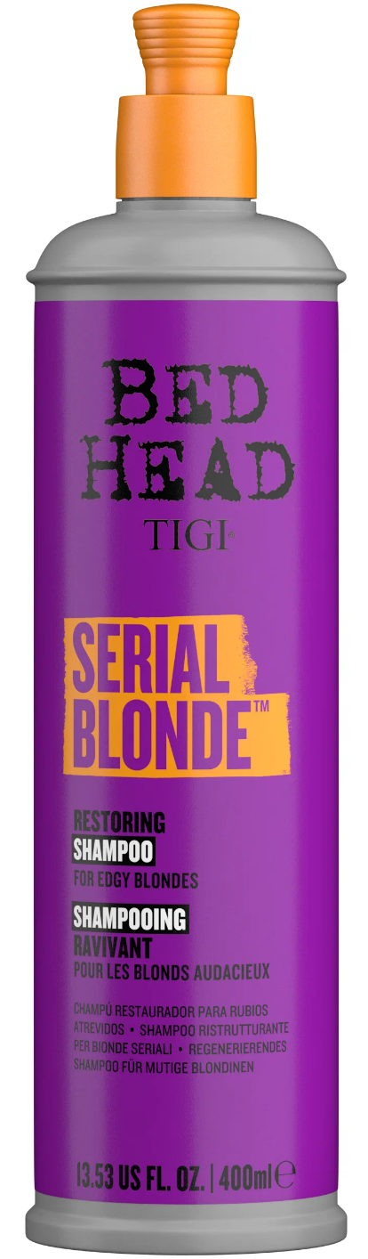 TIGI Bed Head Serial Blonde Purple Toning Shampoo - Фиолетовый шампунь для светлых волос 400 мл