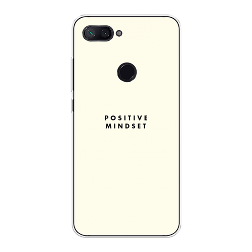 Силиконовый чехол на Xiaomi Mi 8 Lite (Youth Edition) / Сяоми Ми 8 Лайт (Юс Эдишн) Позитивное мышление