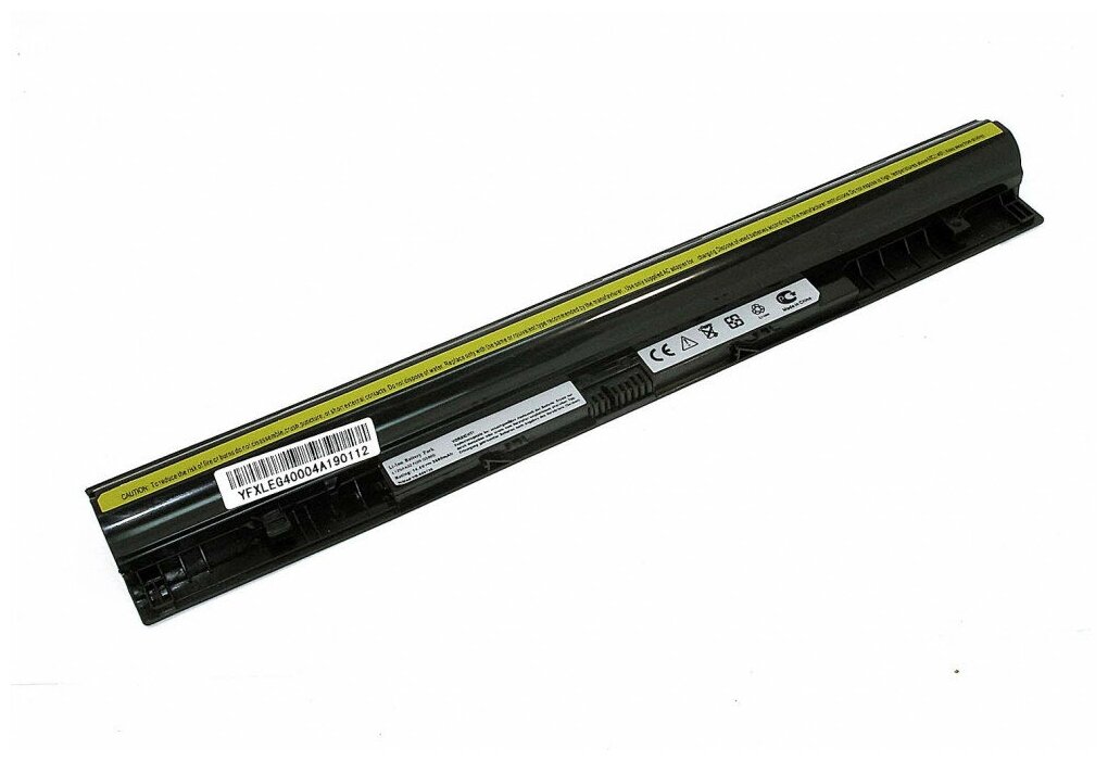 Аккумулятор (Батарея) для ноутбука Lenovo G500S G510 (L12S4A02) 14.4V 2200mAh REPLACEMENT черная