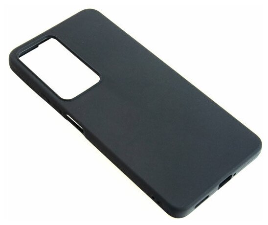 Силиконовый чехол TPU Case матовый для Xiaomi Poco F4 черный