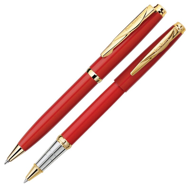 Pierre Cardin PC0923BP/RP Набор: ручка шариковая и роллер pierre cardin pen and pen, red