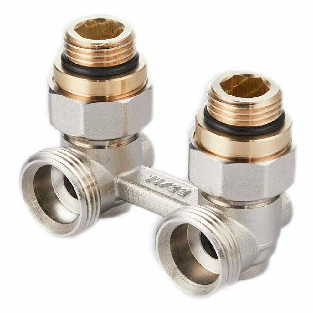 Узел нижнего подключения угловой ROYAL THERMO 1/2"х3/4"EK