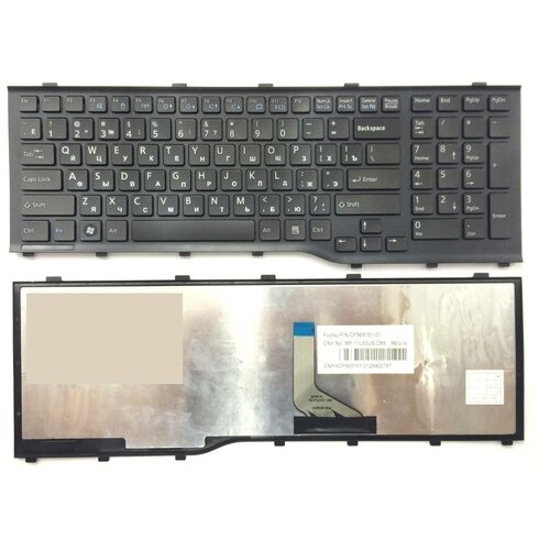 Клавиатура для Fujitsu Siemens Lifebook Ah532 A532 CP569151-01 new laptop russian keyboard for fujitsu lifebook ah532 a532 n532 nh532 mp 11l63su d85 cp569151 01 ru keyboard black