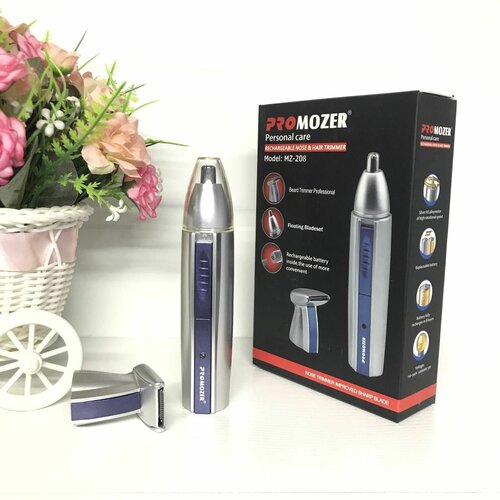 Триммер для носа и ушей ProMozer MZ-208 серый синий 103900₽
