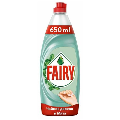 Средство для мытья посуды Fairy Нежные руки чайное дерево-мята 650мл - Procter and Gamble