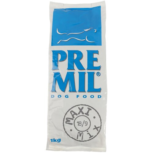 Полнорационный сухой корм PREMIL Maxi Mix для нормально активных собак всех пород, которые не подвержены большим физическим нагрузкам 1 кг