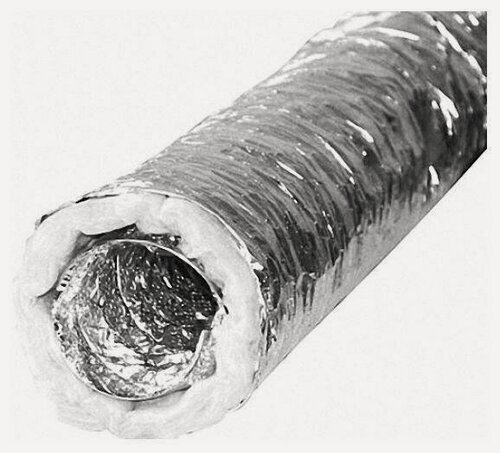 Изображение товара АПЛ-П 315 Теплозвукоизолированный воздуховод гибкий полиэфирный, (L до 10м) изолированный, утепленный, звукопоглощающий