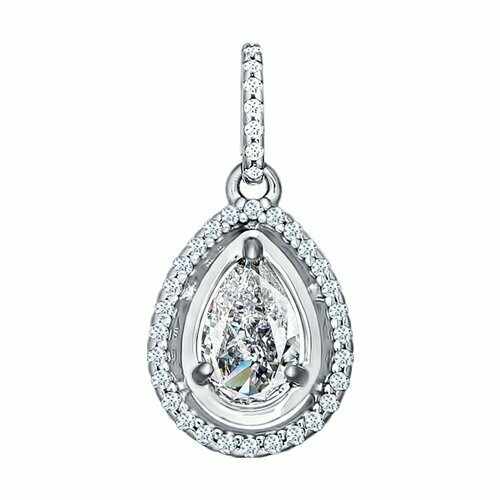 фото Подвеска из серебра с фианитом jewel cocktail