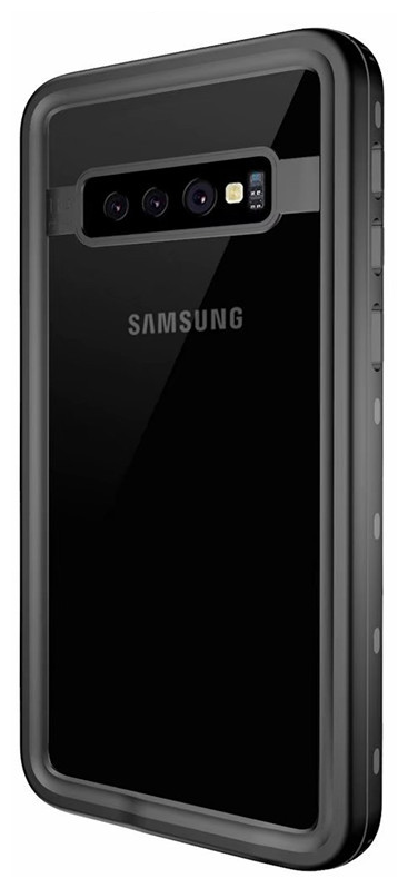 Водонепроницаемый водостойкий влагозащитный чехол-бампер MyPads для Samsung Galaxy Note 10 Plus с защитой по стандарту IP68 и работающим сенсоро.