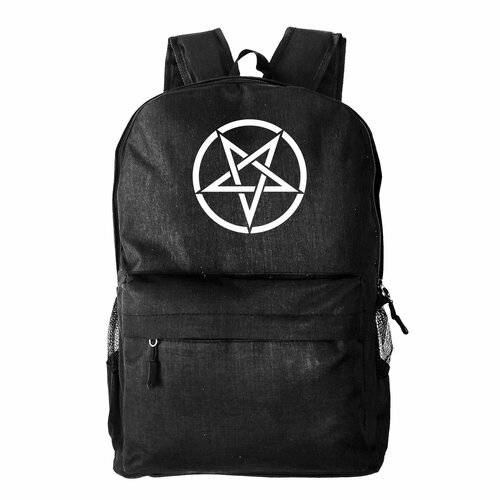 фото Рюкзак текстильный, молодежный "goth pentagram" rextex