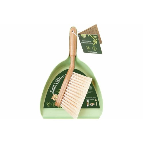 Совок и щетка You'll love Bamboo Re-plastic, Planeta Eco 75556