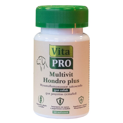 Vita PRO Multivit Hondro Plus для собак , 100 таб.