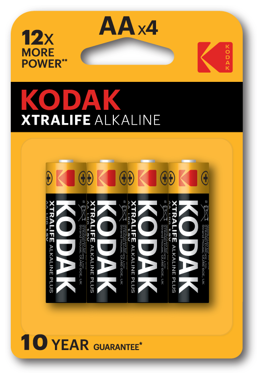 Батарейка Kodak Xtralife Alkaline AA, 4 шт.