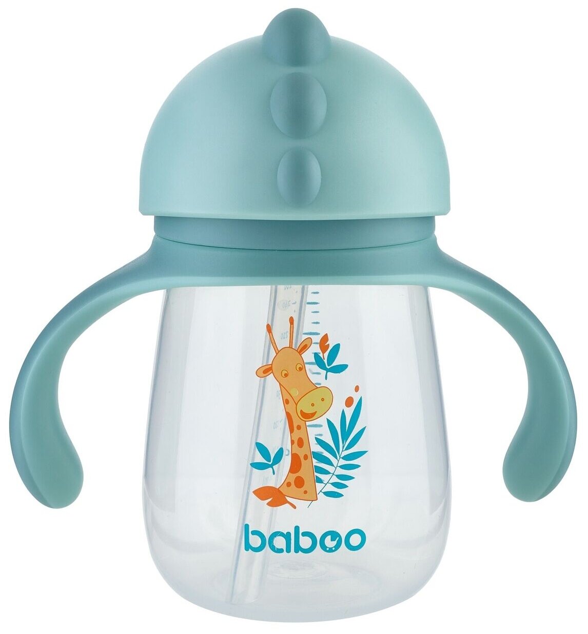 Кружка-поильник Baboo Safari с трубочкой 260мл - фото №1