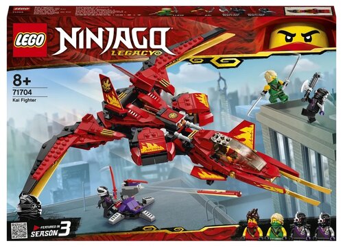 Конструктор LEGO Ninjago 71704 Истребитель Кая, 513 дет.