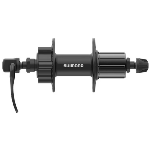 Втулка задн. Shimano, TX506, 36 отв, 8/9/10 ск, 6-болт, QR 166мм, цв. черн. Old 135мм.