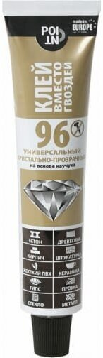 Клей монтажный POINT 96 кристально-прозрачный 80 мл